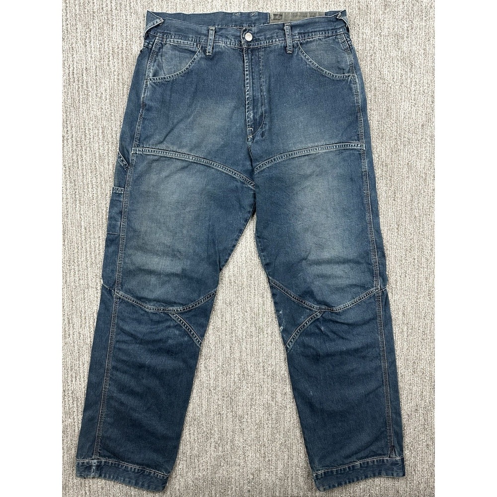 Vintage Diesel Jeans Carpenter Luxury Of Dirt Rare Distressed Faded Size 34x33